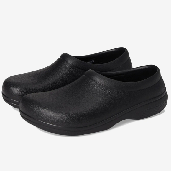 CROCS Shoes - CROCS "On the Clock Slip On" Work Clogs Black Unisex Women's Size 10 Mens Size 8